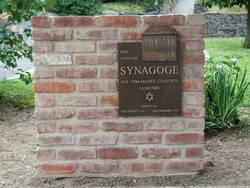 Gedenktafel für die geschändete Synagoge